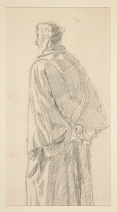 ローブを着た男の研究 作： Edwin Austin Abbey