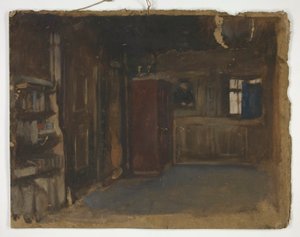 インテリアの研究 作： Edwin Austin Abbey