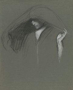ドレープヘッドの研究 作： Edwin Austin Abbey