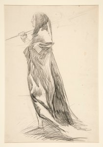 リチャード 3 世のハルバーディアの習作 作： Edwin Austin Abbey
