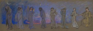 営業時間 作： Edwin Austin Abbey