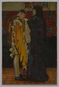 国王からプリンス・オブ・ウェールズへ： 作： Edwin Austin Abbey