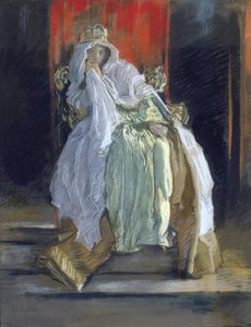 ハムレット』の王妃 作： Edwin Austin Abbey
