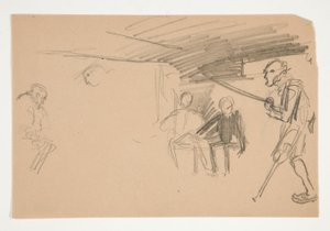 オリバー・ゴールドスミスの正体不明のイラスト 作： Edwin Austin Abbey