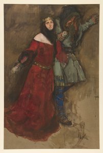 ハムレットやマクベスの正体不明のシーン？ 作： Edwin Austin Abbey