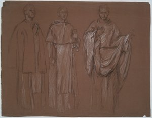 正体不明の研究 作： Edwin Austin Abbey
