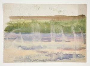 水と畑 作： Edwin Austin Abbey