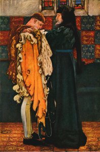 ヘンリー4世とヘンリー王子 作： Edwin Austin after Abbey