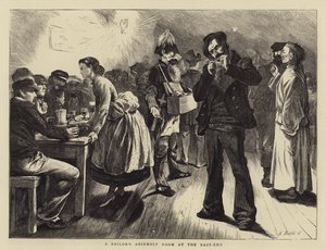 イーストエンドの船乗りの集会室 作： Edwin Buckman