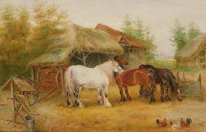 農場の荷馬 作： Edwin Frederick Holt