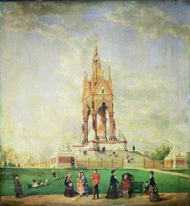 ロンドンのアルバート記念碑、1887 作： Edwin Frederick Holt