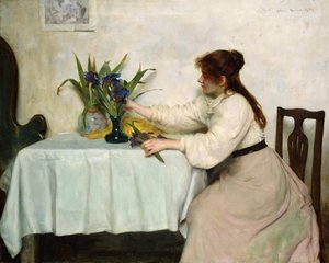 花菖蒲のアレンジ 作： Edwin Harris