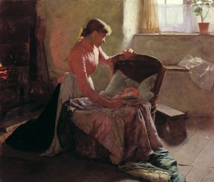 甘い夢、1892 作： Edwin Harris