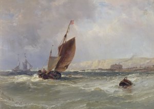 1878年、ダブリン湾 作： Edwin Hayes