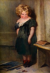 いたずらな子供、19世紀、1912年。