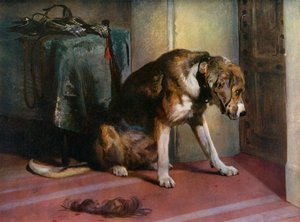 サスペンス、19世紀、1912年。 作： Edwin Landseer
