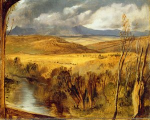 高原の風景、1825-35年頃 作： Edwin Landseer