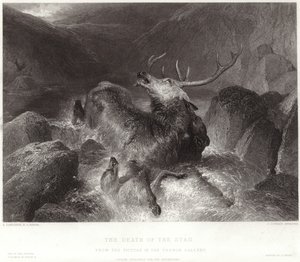 クワガタの死 作： Edwin Landseer
