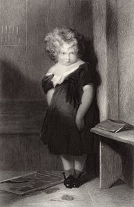 いたずらな少年 作： Edwin Landseer
