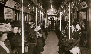 ハドソン川地下鉄、ニューヨーク、アメリカ合衆国、c1901 作： Edwin Levick