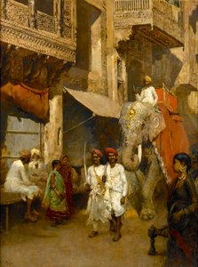 インド通りの遊歩道 作： Edwin Lord Weeks
