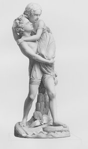 W・C・マーシャル（RA）のグループからE・ロフが描いた「ポールとヴァージニア」（エングレーヴィング 作： Edwin Roffe