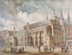 ギルドホール図書館、ロンドン、1872 作： Edwin Thomas Dolby