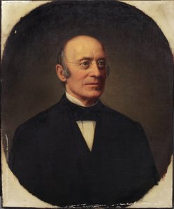 ウィリアム・ロイド・ギャリソン（キャンバスに油彩） 作： Edwin Tryon Billings