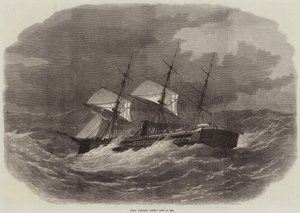 HMSキャプテン、最近海で失われた 作： Edwin Weedon