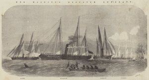 女王陛下の派遣型ボート、リンクス、ビーグル、アロー、バイパー 作： Edwin Weedon