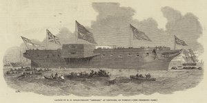 火曜日にDeptfordでHM Steam-Frigate Leopardを発売