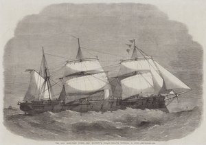 新装甲艦隊、女王陛下の蒸気フリゲート防衛、18門 作： Edwin Weedon