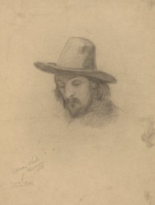 エドワード・ウィンスロー、メイフラワー号のキャビンでのコンパクトへの署名のスケッチ 作： Edwin White