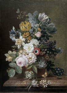 花のある静物 作： Eelke Jelles Eelkema