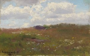 夏の花が咲く草原 作： Eero Järnefelt