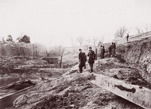 オランダのギャップ運河、1865 年。