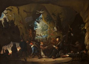 地獄のカルヴァン 作： Egbert van Heemskerk the Younger