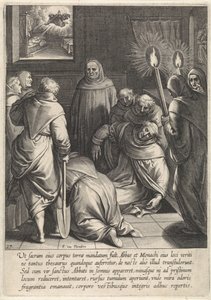 トマス・アクィナスの遺体の発掘 聖トマス・アクィナスの生涯（シリーズタイトル） 作： Egbert van Panderen