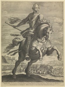 オラニエ公マウリッツの騎馬像 作： Egbert van Panderen