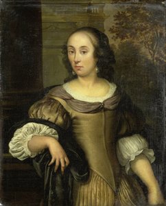 若い女性の肖像画 作： Eglon van der Neer