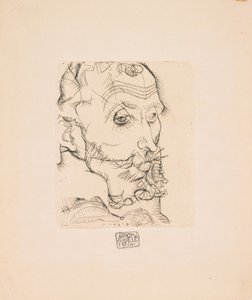 フランツ・ハウアーの肖像 作： Egon Schiele