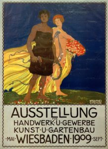 工芸品、芸術、園芸のための展覧会、ヴィースバーデン 作： Egon Josef Kossuth