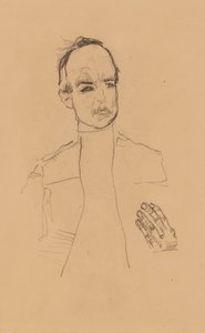 2022 NYR 20682 0724 001(エゴン・シーレ、手を組んで座る少年の肖像画習作 dr oska011034) 作： エゴンシーレ