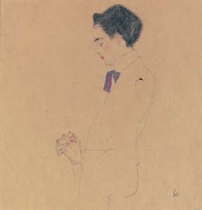 アントンファイスタウアー、1909年 作： Egon Schiele