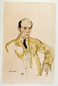 作曲家アーノルド・シェーンベルク、コンポニスティ・アルノルフ・シェーンベルク、ガッシュ、...（ガッシュ画）