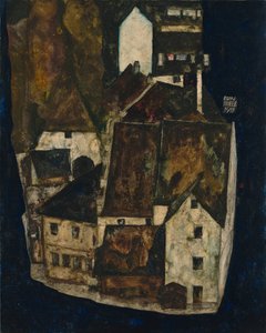 デッドシティIIIブルーリバーIIIの街、1911 作： Egon Schiele