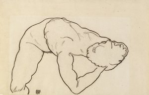 女性のヌード、1918 作： Egon Schiele