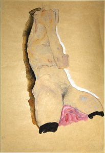 女性の胴、1911年。 作： Egon Schiele