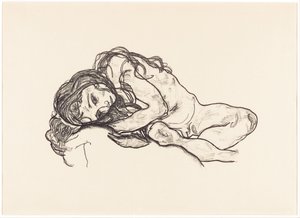 女の子 作： Egon Schiele