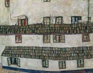 家の壁（窓） 作： Egon Schiele